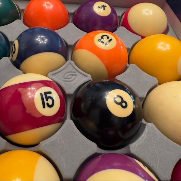 Vintage billiard balls | vintage billiard balls set - Picture 4 of 9
